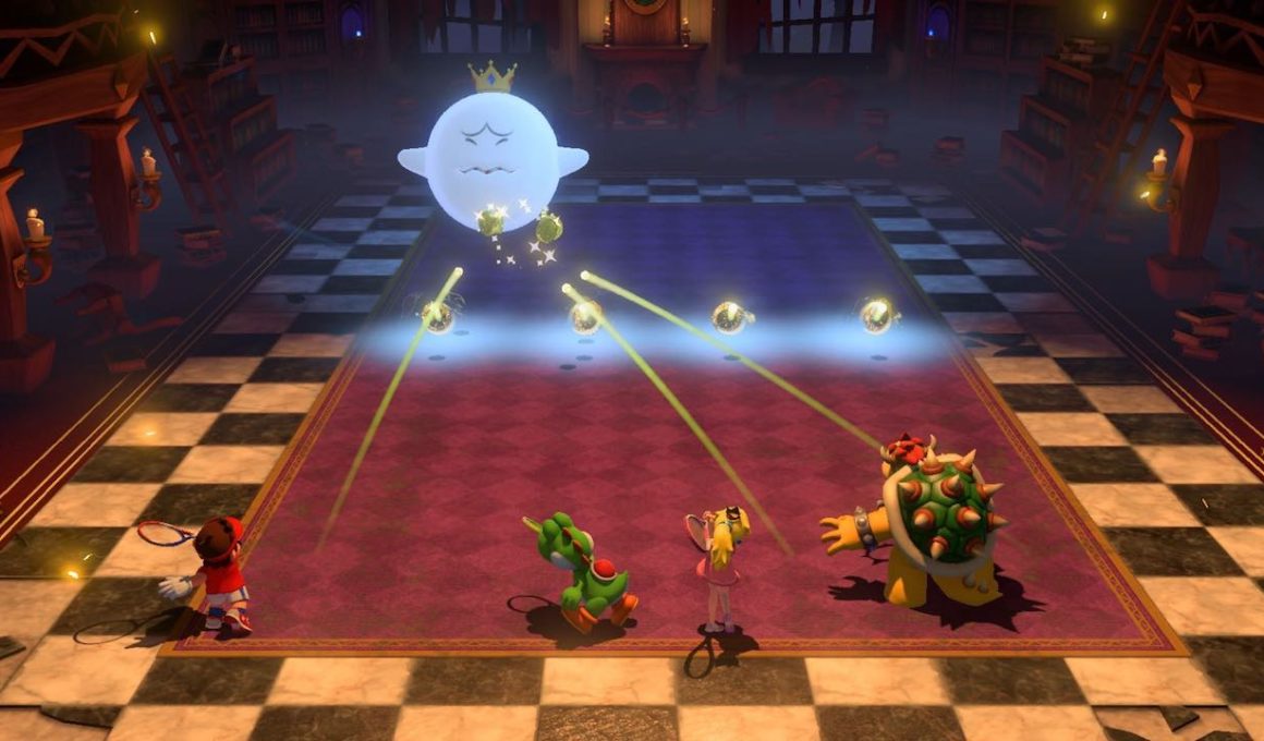 Mario Tennis Aces Co-Op Challenge Screenshot