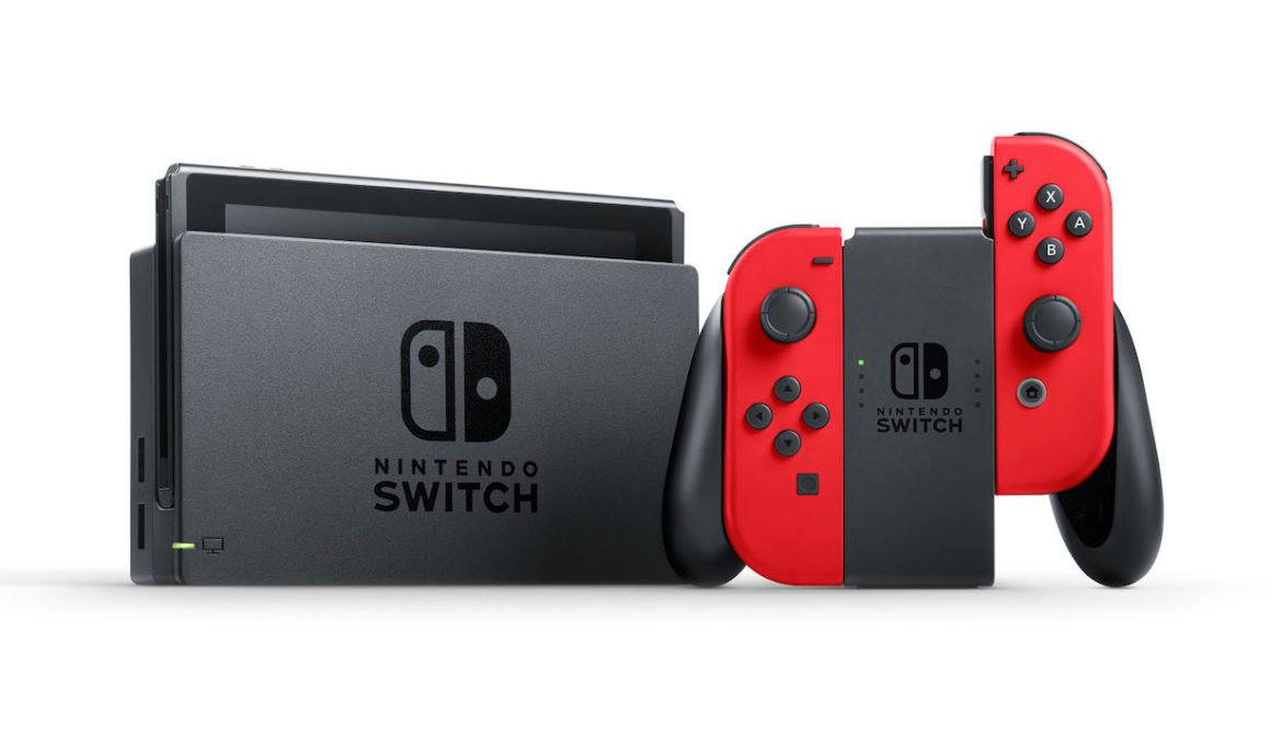 Red Nintendo Switch Console Photo
