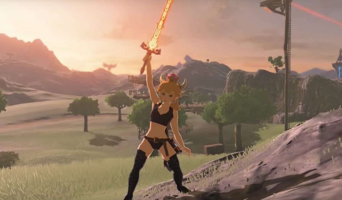 Bowsette The Legend of Zelda: Breath of the Wild Screenshot
