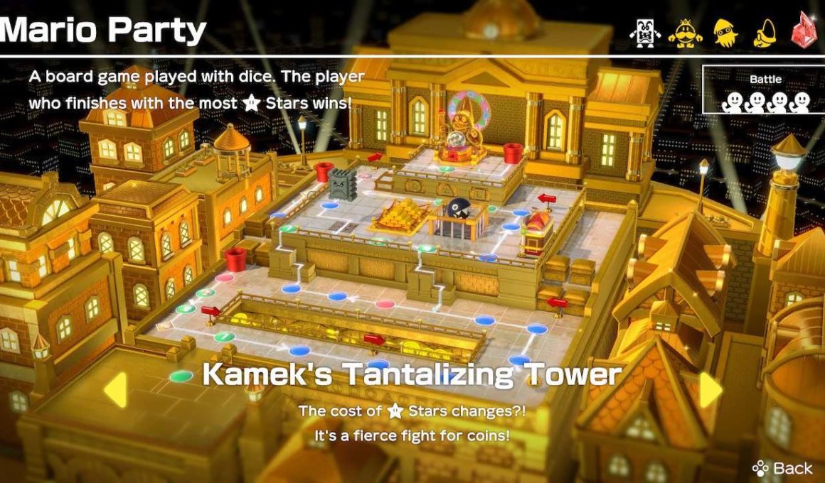 Super Mario Party Kamek's Tantalizing Tower Screenshot