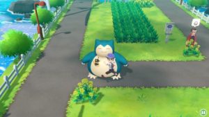 Pokémon Let's Go Snorlax Screenshot
