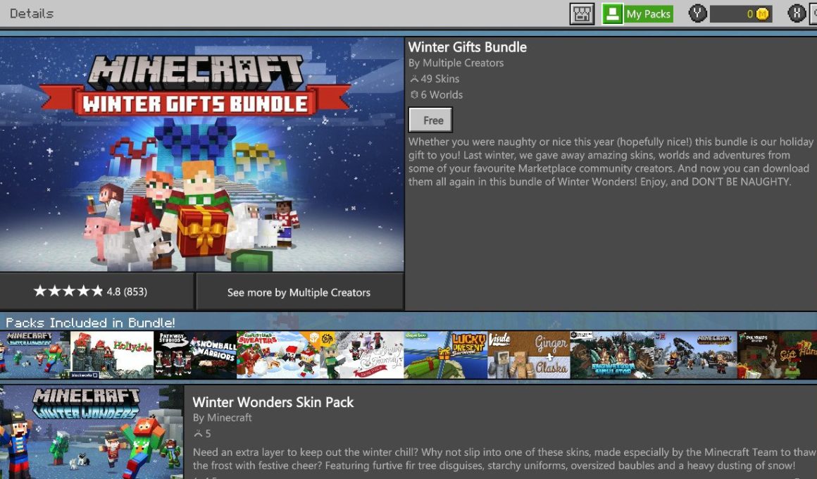 Minecraft Winter Gifts Bundle Screenshot