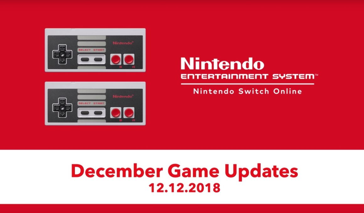 Nintendo Switch Online Update December 2018 Screenshot