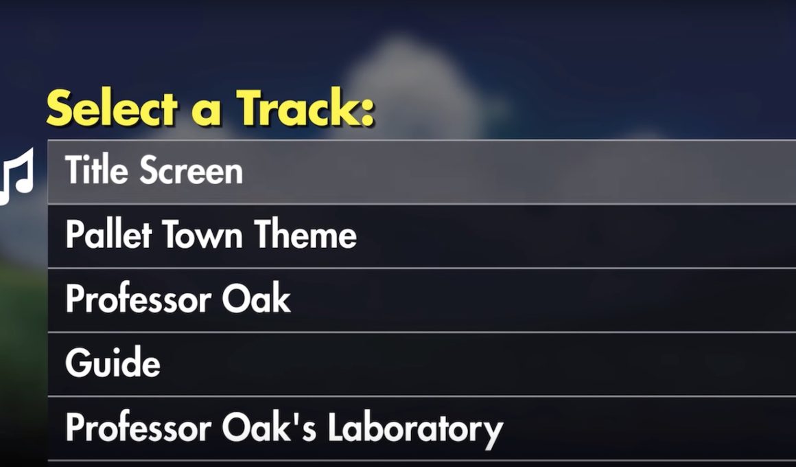 Pokémon Let's Go Soundtrack Screenshot