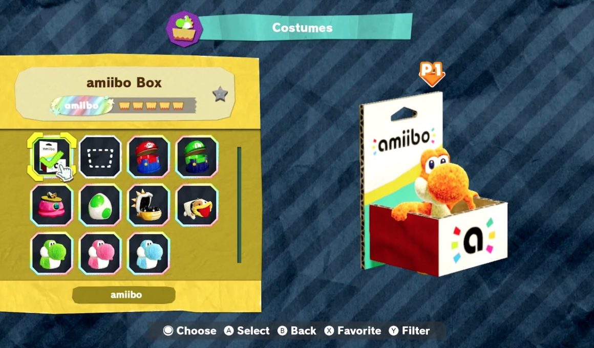 Yoshi’s Crafted World amiibo Box Screenshot