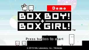 BoxBoy! + BoxGirl! Demo Screenshot