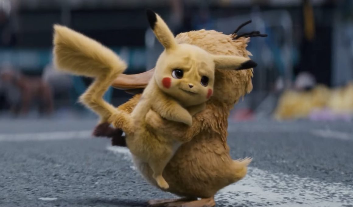 Psyduck Hugging Detective Pikachu Screenshot