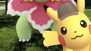 Pokémon GO Detective Pikachu Photobomb Screenshot