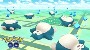 Sleeping Snorlax Pokémon GO Screenshot