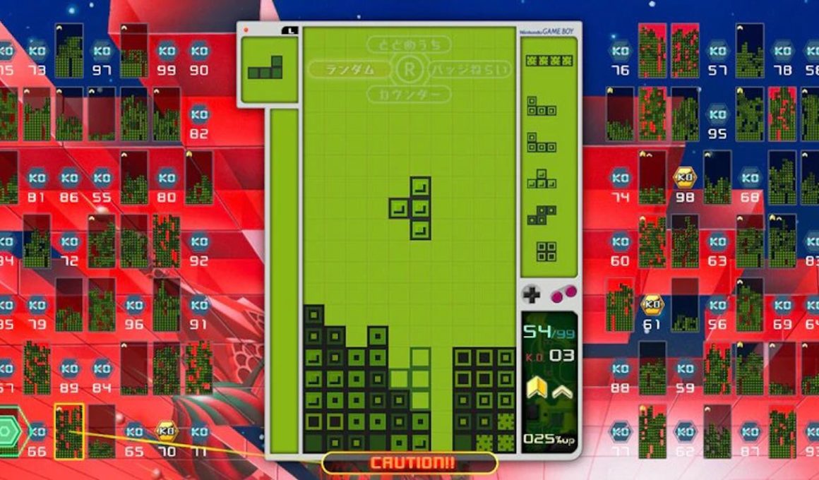 Tetris 99 Game Boy Theme Screenshot