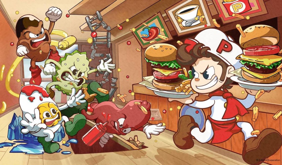 BurgerTime Party! E3 2019 Key Art