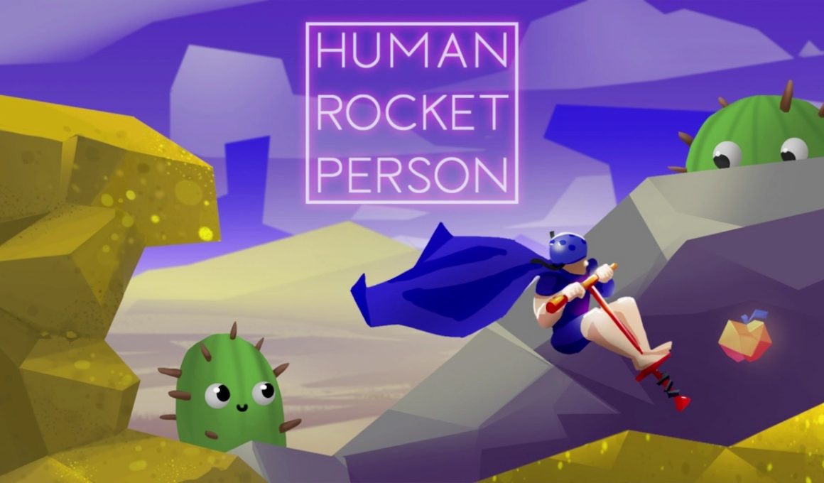 Human Rocket Person Logo