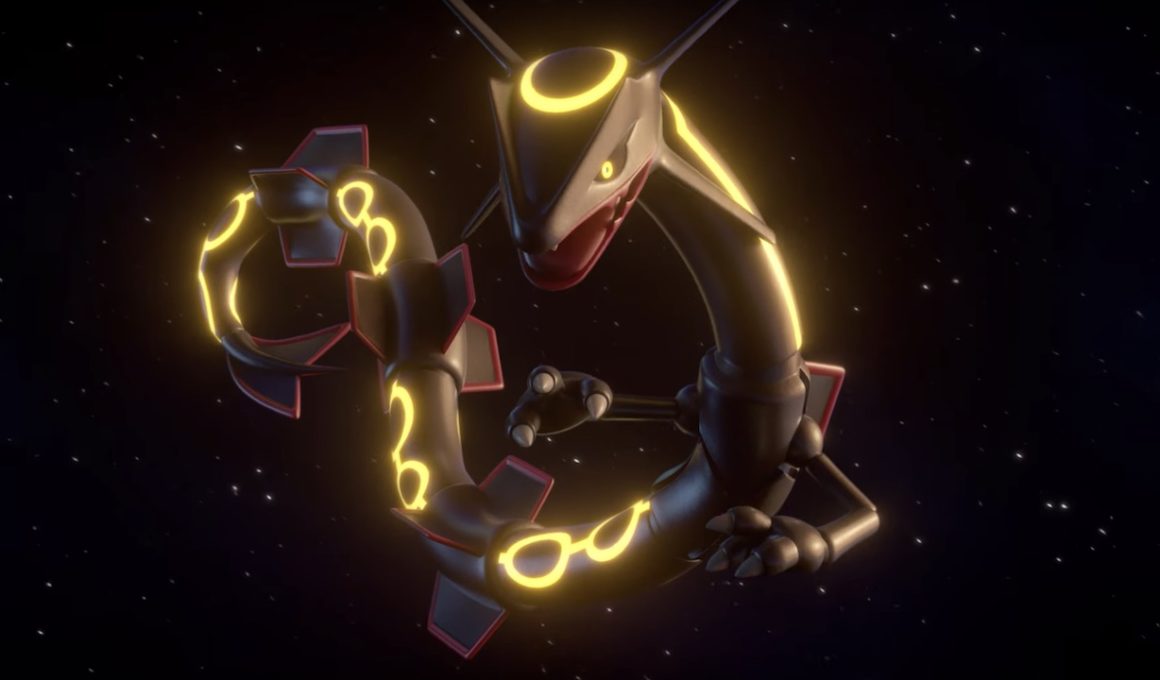 Shiny Rayquaza Pokémon GO Screenshot