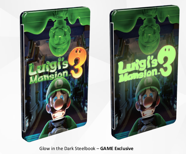 Luigi’s Mansion 3 SteelBook Case Photo