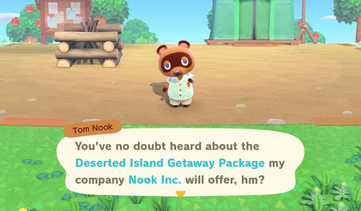 Animal Crossing: New Horizons Deserted Island Getaway Package Screenshot