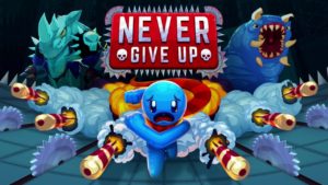 never give up review header