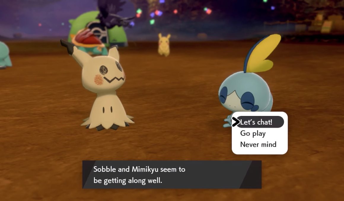 Pokémon Camp Pokémon Sword And Shield Screenshot