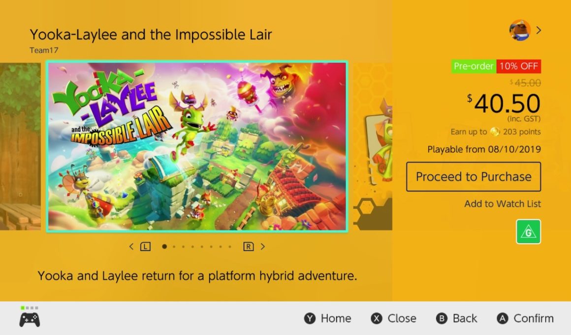 Yooka-Laylee And The Impossible Lair Switch eShop Screenshot