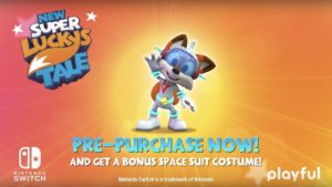 New Super Lucky’s Tale Space Suit Costume Screenshot