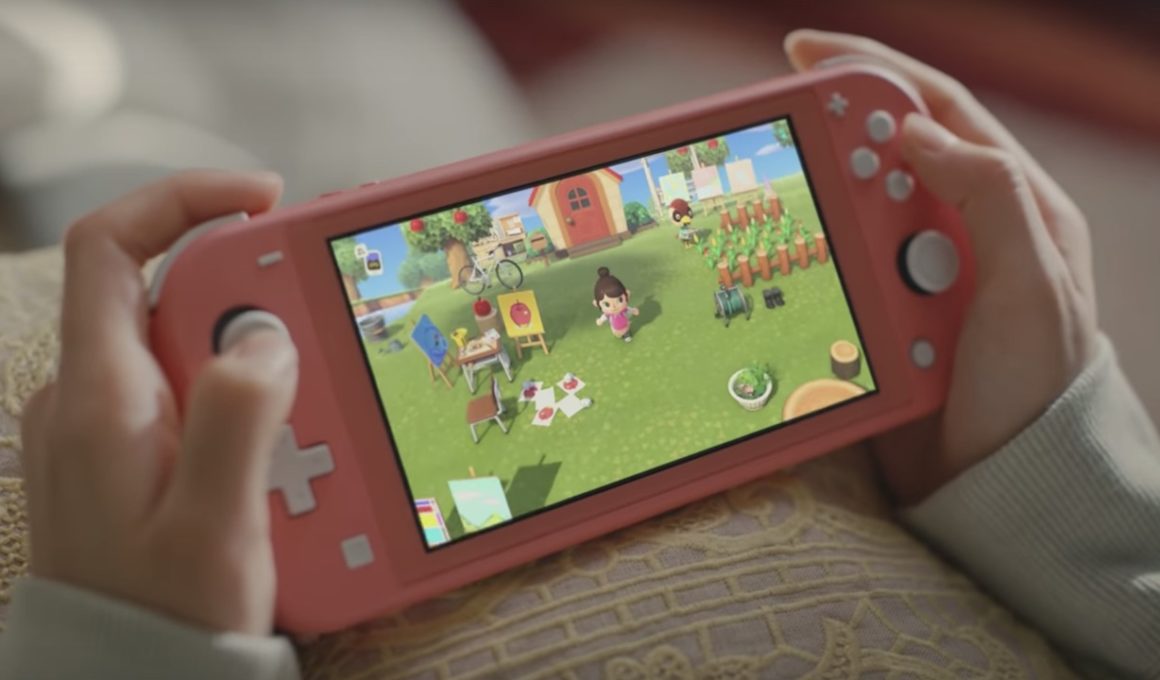 Animal Crossing: New Horizons Switch Lite Photo