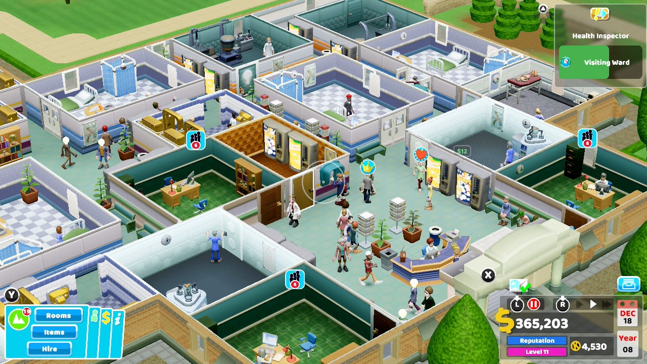 Two Point Hospital Review Screenshot 1
