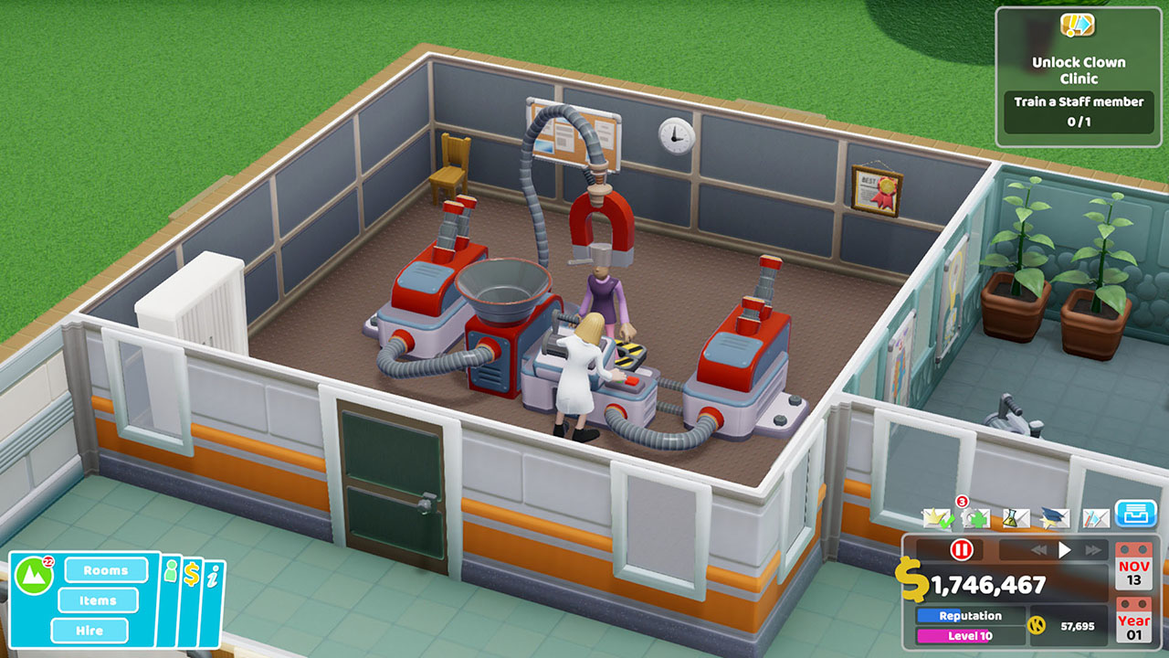 Two Point Hospital Review Screenshot 3