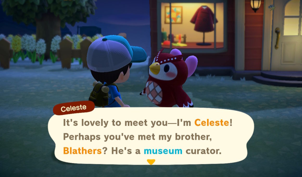 Animal Crossing New Horizons Celeste Screenshot