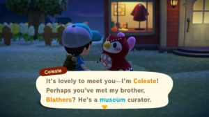 Animal Crossing New Horizons Celeste Screenshot