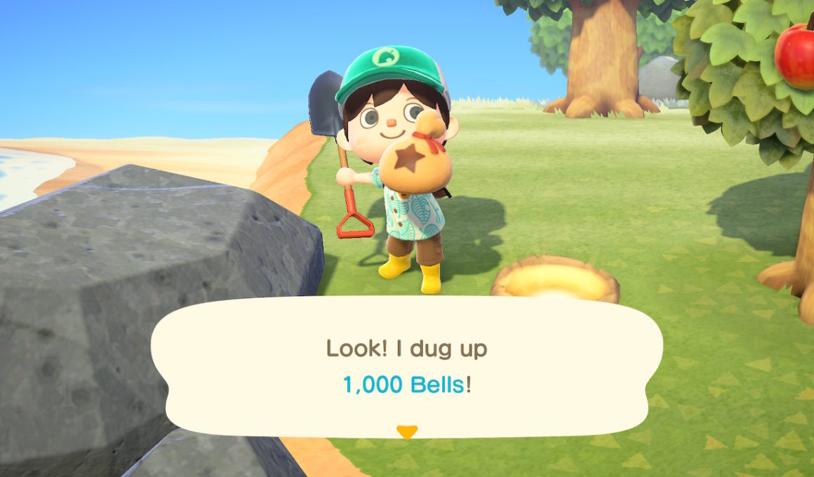Animal Crossing New Horizons Glowing Hole Screenshot