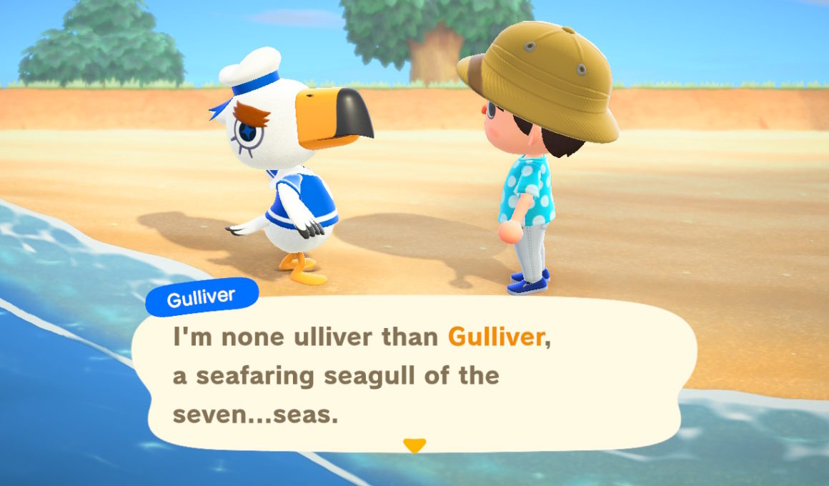 Animal Crossing: New Horizons Gulliver Screenshot