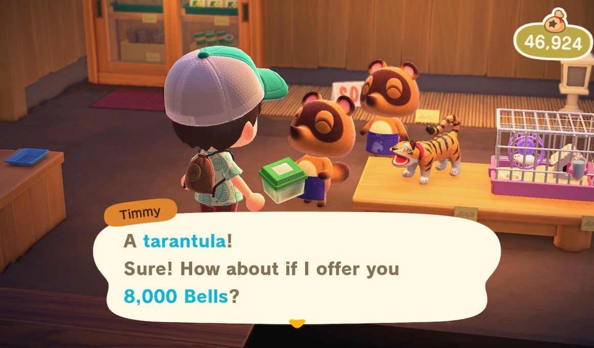 Animal Crossing New Horizons Insect Prices Screenshot