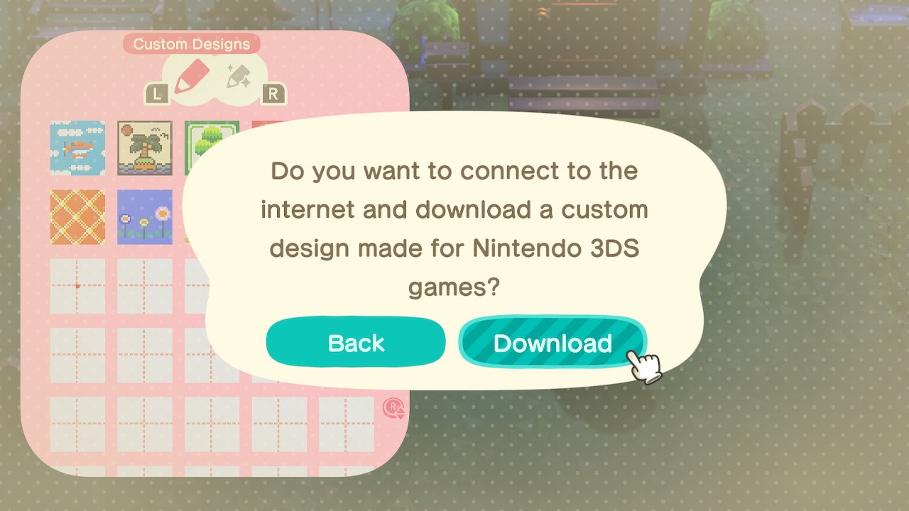 Animal Crossing New Horizons QR Code Download Screenshot