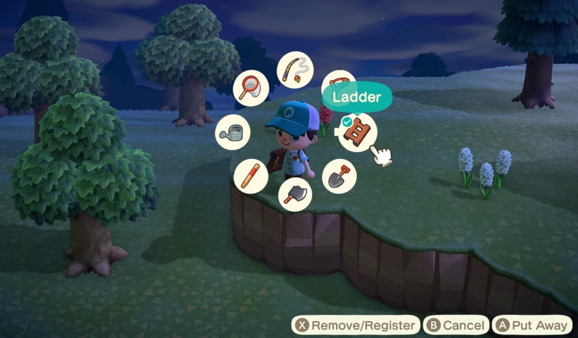 Animal Crossing New Horizons Tool Ring Screenshot