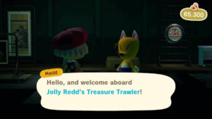 Animal Crossing: New Horizons Jolly Redd’s Treasure Trawler Screenshot