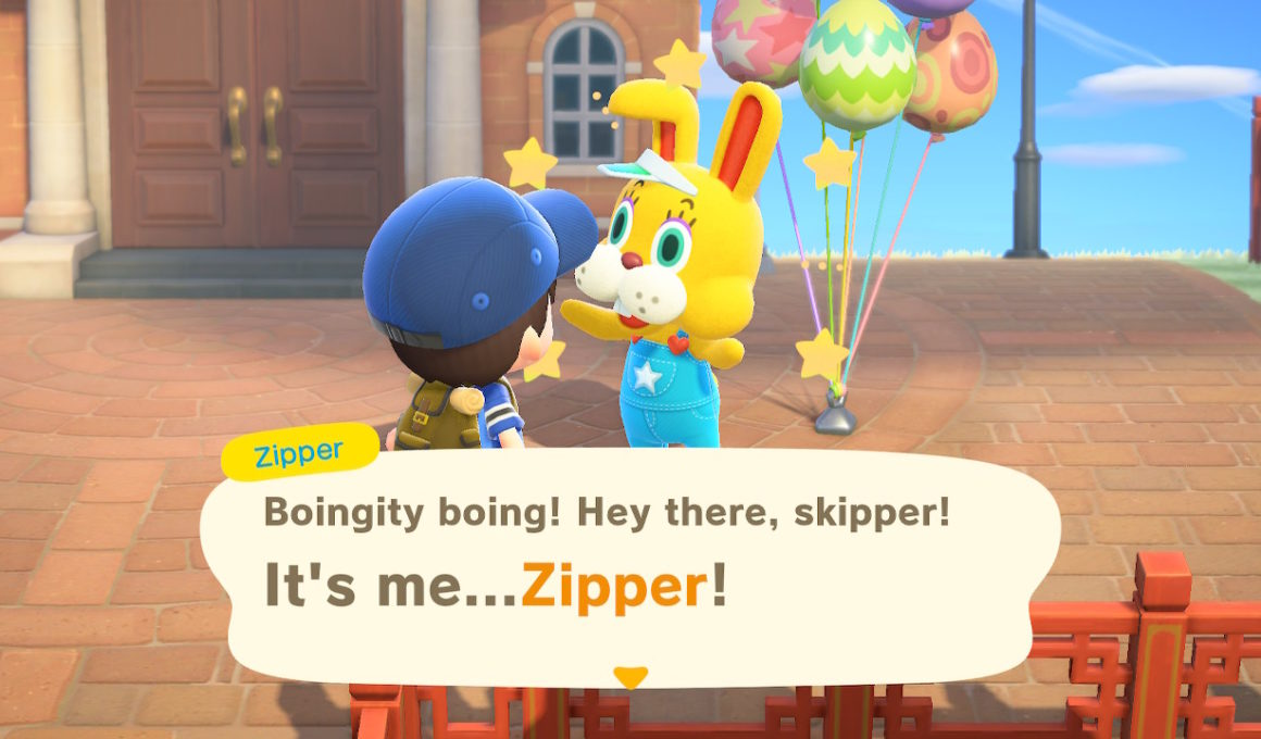 Animal Crossing New Horizons Zipper Screenshot
