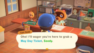Animal Crossing New Horizons May Day Ticket Screenshot 1