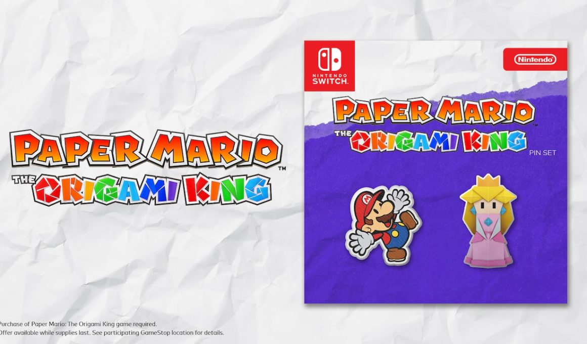 Paper Mario: The Origami King Pin Set Photo