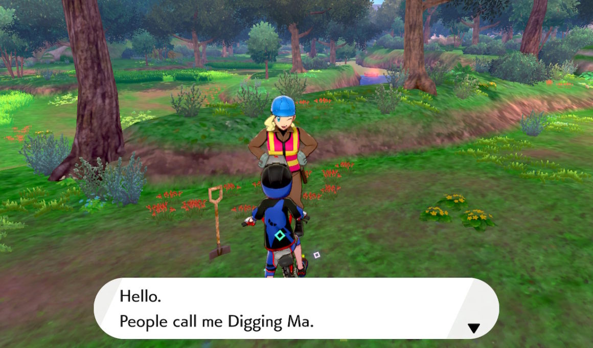 Digging Ma Pokémon Sword and Shield Screenshot