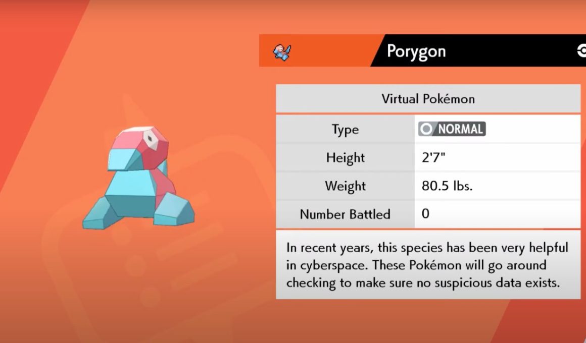 Porygon Pokémon Sword And Shield Screenshot