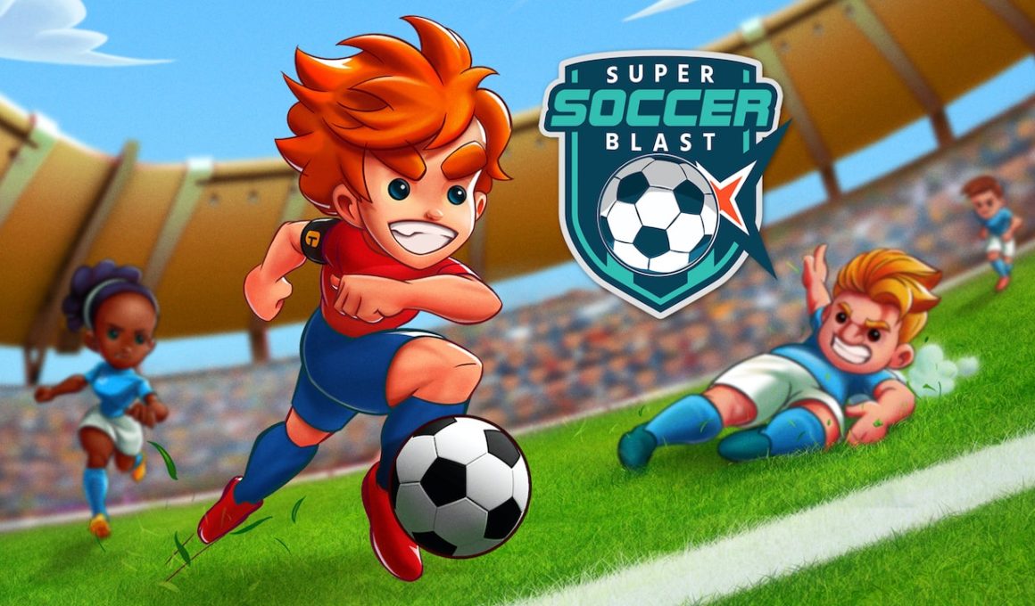 Super Soccer Blast Logo