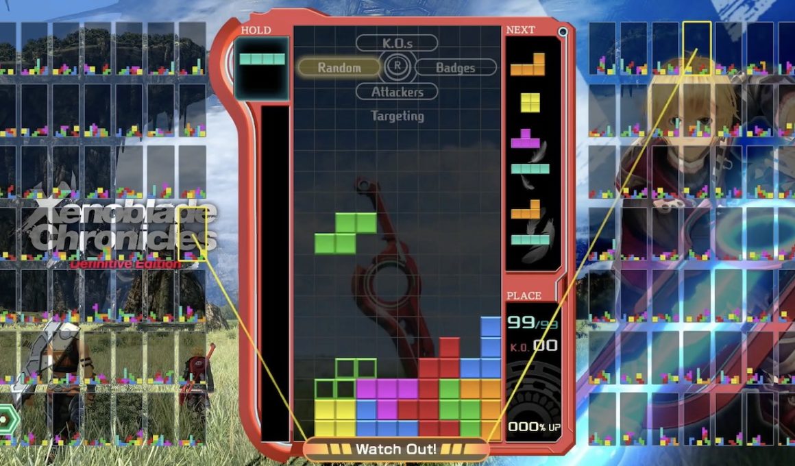 Tetris 99 Xenoblade Chronicles: Definitive Edition Theme Screenshot