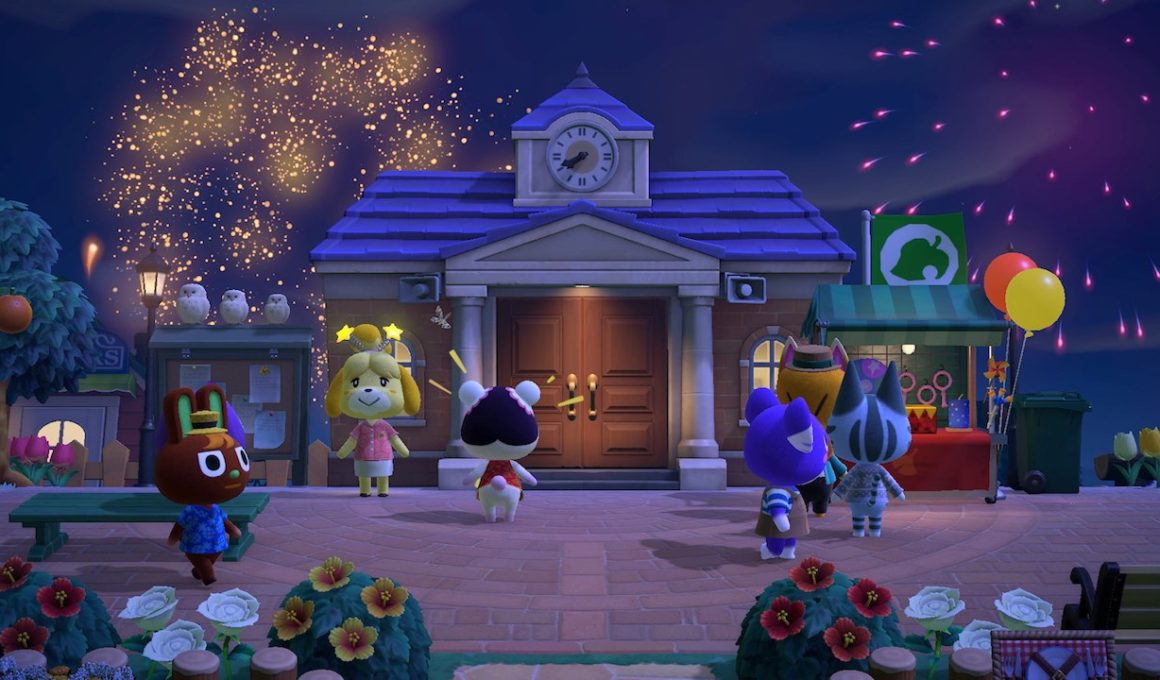 Animal Crossing: New Horizons Firework Screenshot