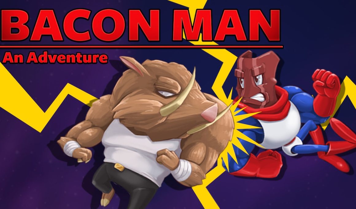 Bacon Man: An Adventure Logo