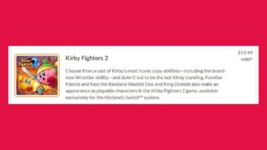 Kirby Fighters 2 Listing