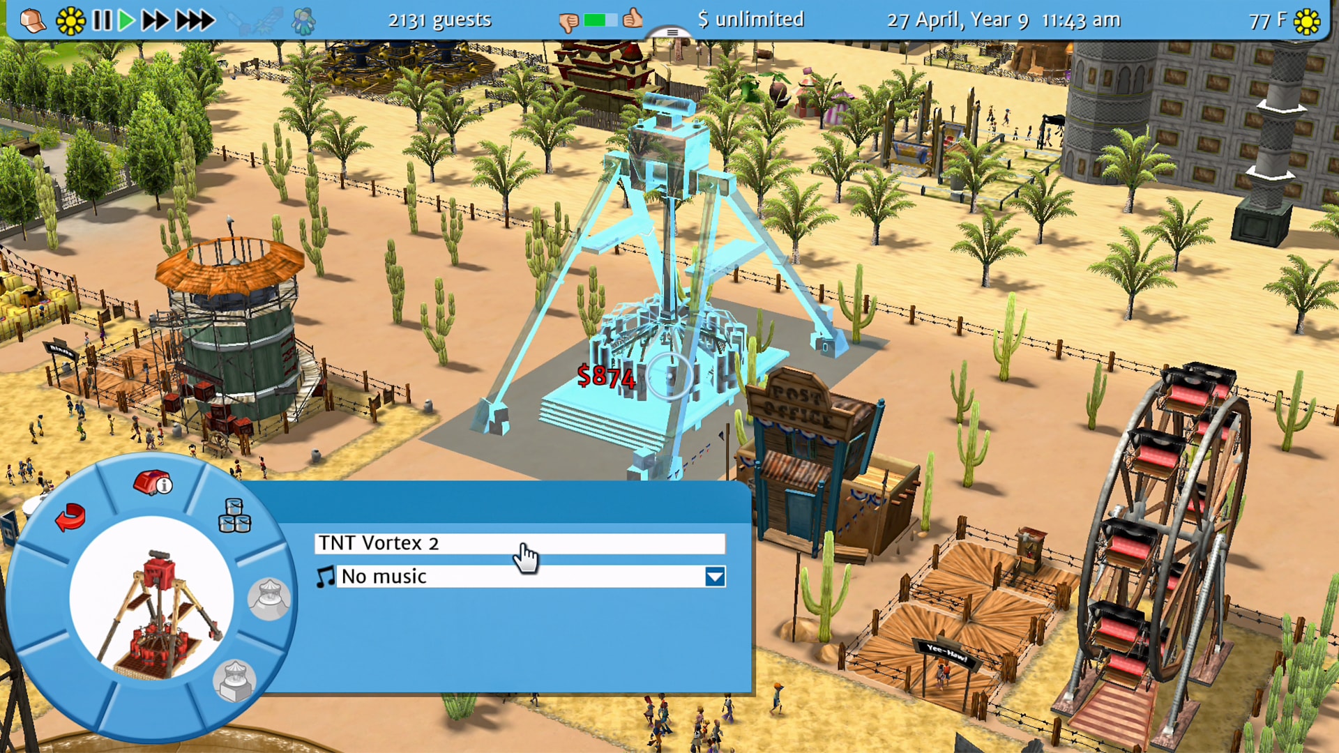 RollerCoaster Tycoon 3: Complete Edition Review Screenshot 1