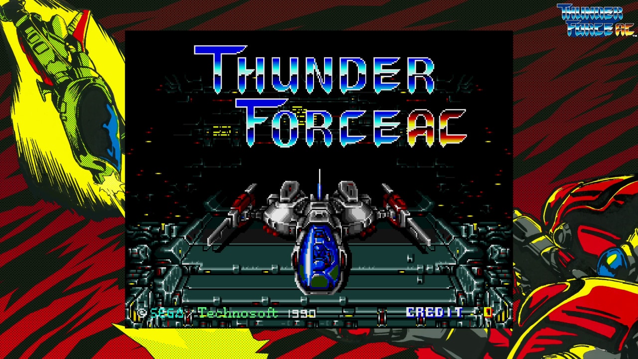 SEGA AGES Thunder Force AC Review Screenshot 1