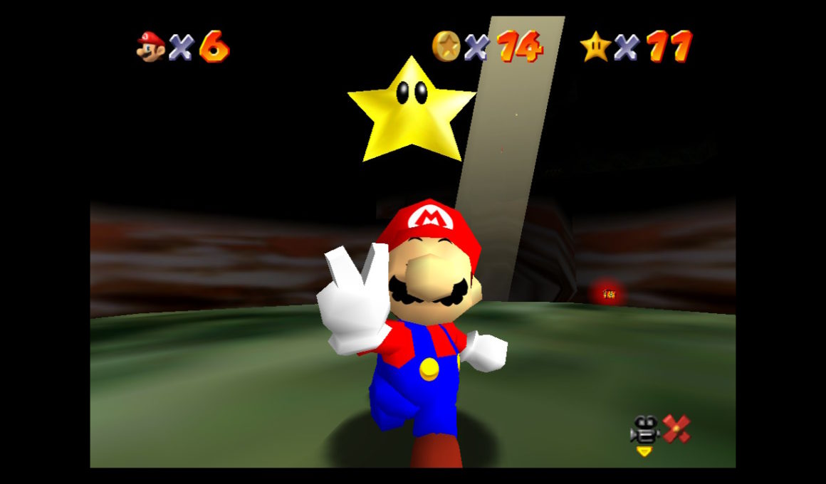 Super Mario 64 Hazy Maze Cave Screenshot 1