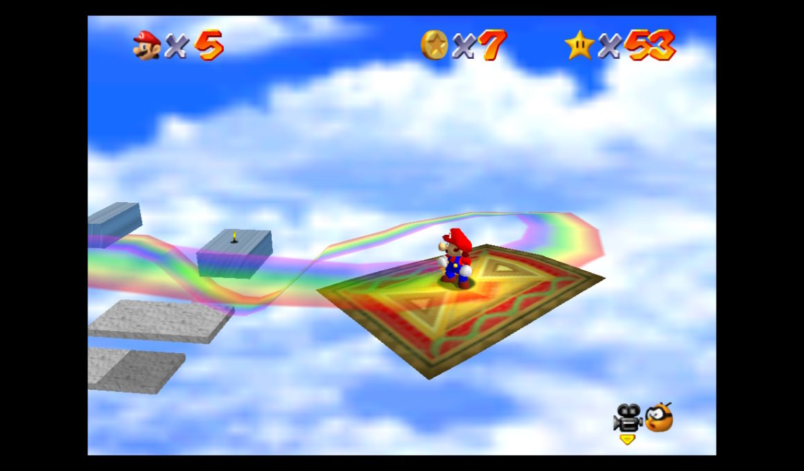 Super Mario 64 Rainbow Ride Screenshot 1