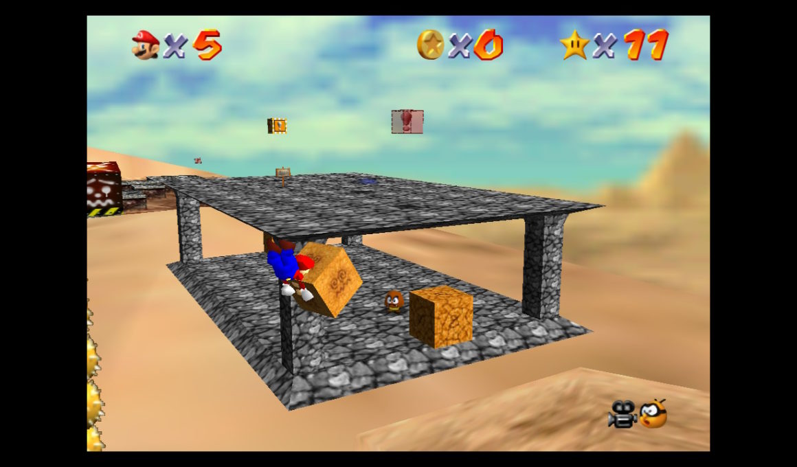 Super Mario 64 Shifting Sand Land Screenshot 1