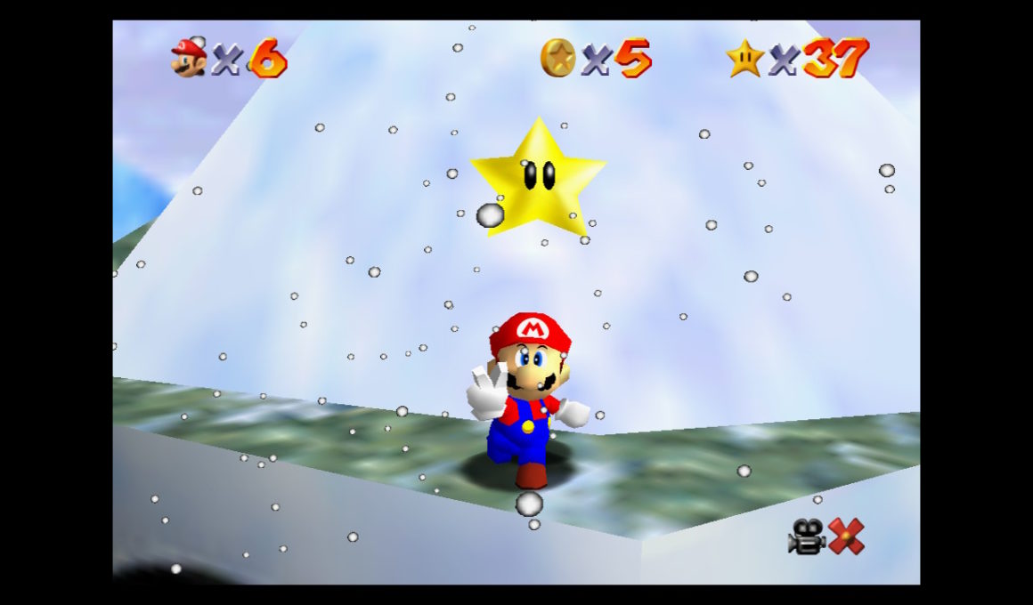 Super Mario 64 Snowman’s Land Screenshot 1